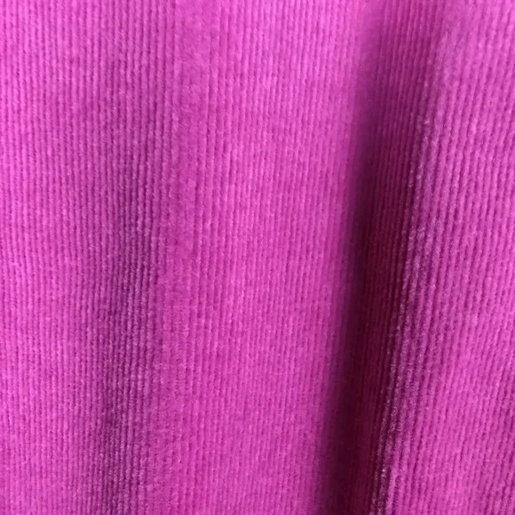 NWOT Talbots Women's Stretch Corduroy Straight Leg Magenta Pant Size 14P Bold - Picture 9 of 14